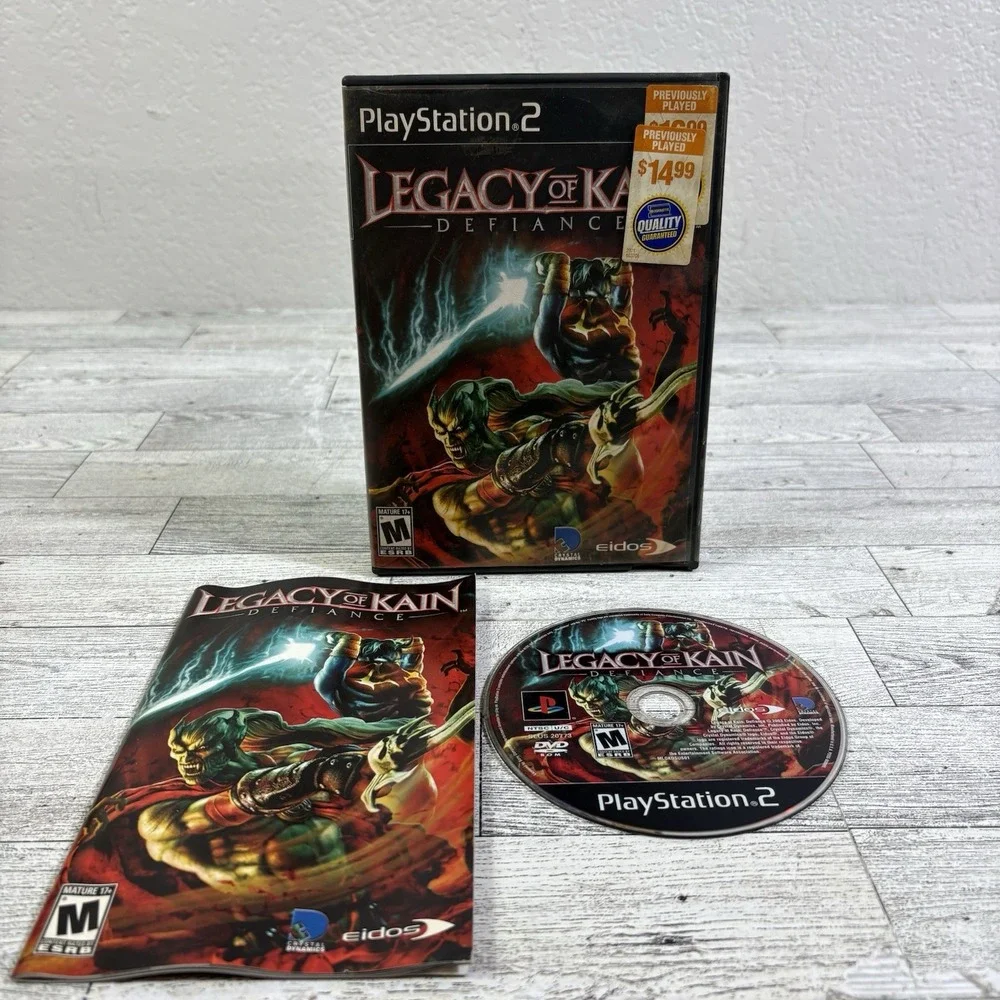 Legacy of Kain Defiance (PlayStation 2 PS2 2003) CIB Complete w/ Manual